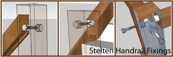 Stelten handrail connectors