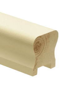 white pre primed handrail