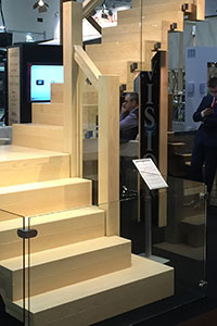 V-Vision staircase design ideas glass and Ash timber
