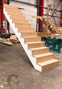 Denver Oak Staircase tread and riser