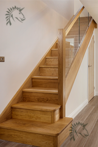 preston oak and glass staircase ideas