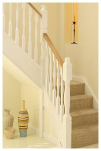 modus White with a Oak handrail