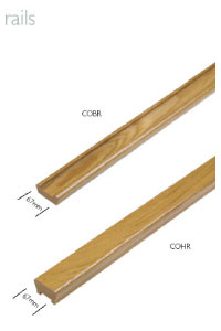 contemporary oak Handrail