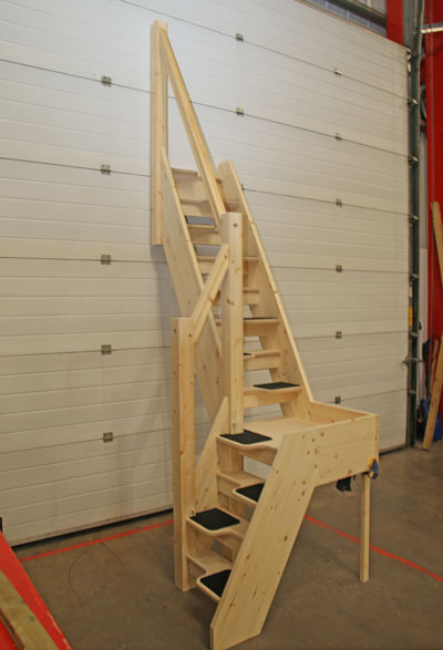 Quarter landing space Saver staircase
