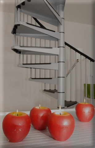 Grey civic spiral Stair kit from Arke