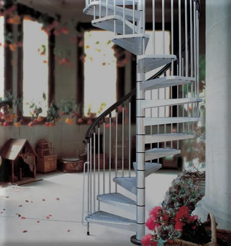 exterior civic spiral Stair kit from Arke