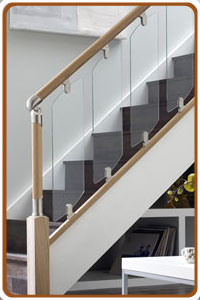 Fusion Glass Stair Spindles