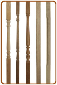 Hardwood Staircase Spindles balusters