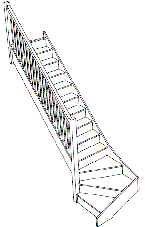 Left hand bottom winder staircase