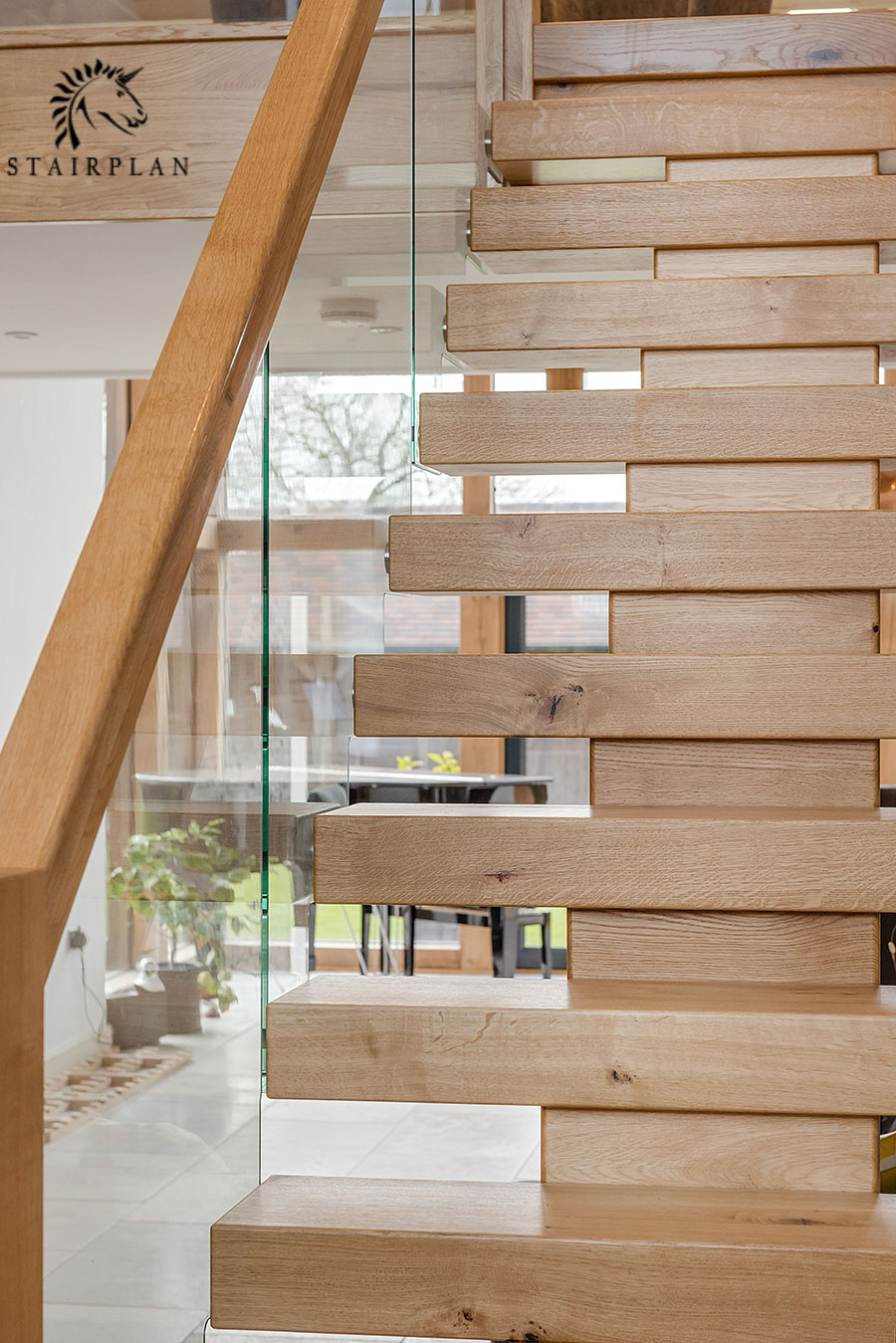 X-Vision 110mm oak stair treads
