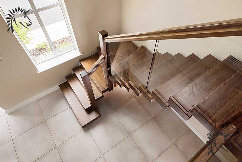 Black Walnut Luxury staircases uk