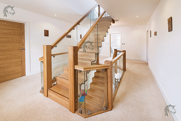 central feature first to second floof staircase